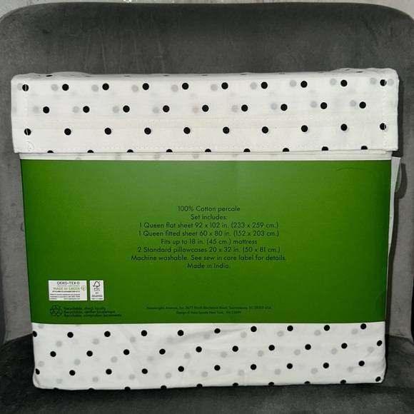 Kate spade polka dots queen sheet set - Picture 5 of 5